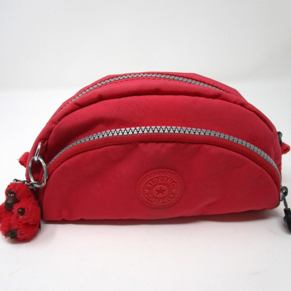 Kipling Hot Pink Makeup Bag Pencil Case
